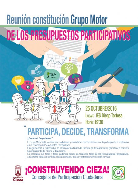 El grupo motor de los presupuestos participativos comenzará  a andar el próximo martes - 1, Foto 1