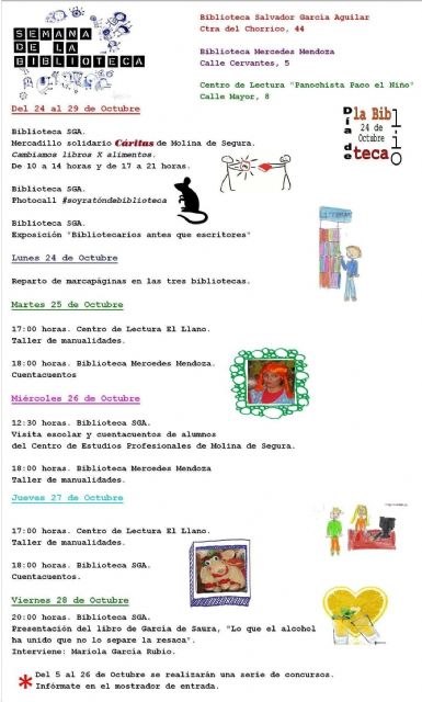 La Red Municipal de Bibliotecas conmemora el Día Internacional de la Biblioteca con el objetivo de concienciar de la importancia de la lectura - 1, Foto 1