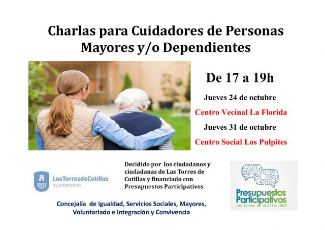 Charlas gratuitas para cuidadores de personas mayores y/o dependientes - 1, Foto 1