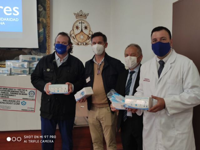 Lares recibe la donación de 1.000.000 de mascarillas para uso de los profesionales de residencias y sus familiares - 1, Foto 1