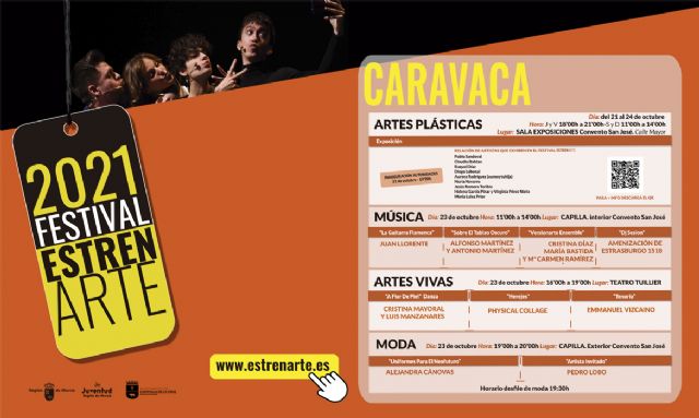 Caravaca de la Cruz se convierte este fin de semana en el escaparate del talento joven de la Región con el festival 'Estren-Arte' - 1, Foto 1