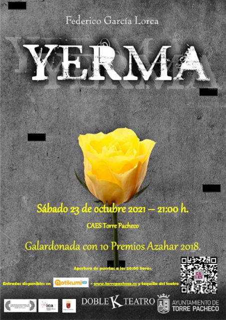 “Yerma” el próximo sábado en el CAES - 1, Foto 1