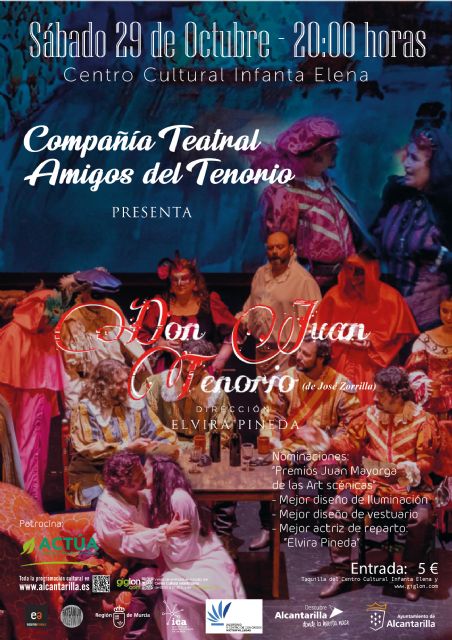 Vuelve Don Juan Tenorio al Centro Cultural Infanta Elena de Alcantarilla por la festividad de Todos los Santos - 1, Foto 1
