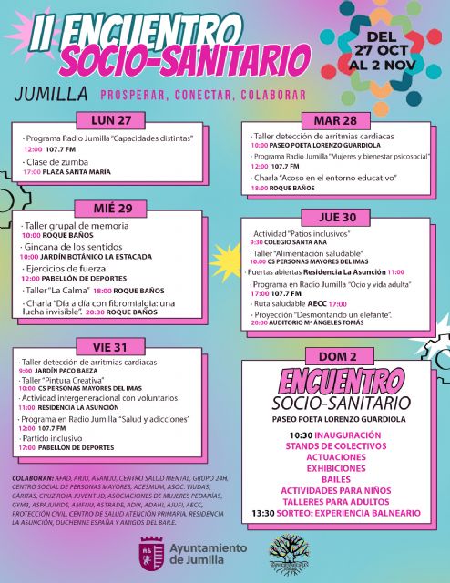 Política Social presenta el II Encuentro Sociosanitario de Jumilla, que se celebra para visibilizar el trabajo de las asociaciones - 1, Foto 1