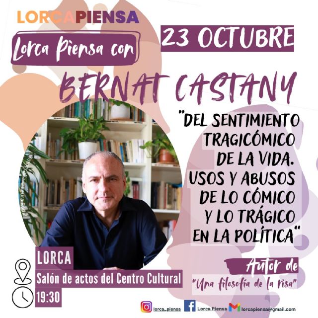 Bernat Castany abordará en Lorca los vínculos entre la comicidad, la tragedia y la política - 2, Foto 2