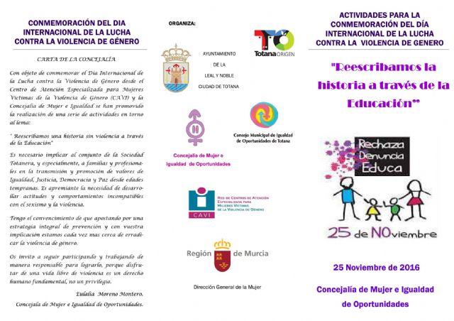 Organized this week an extensive program of activities to commemorate the Day against Gender Violence, celebrated on 25-N, Foto 3