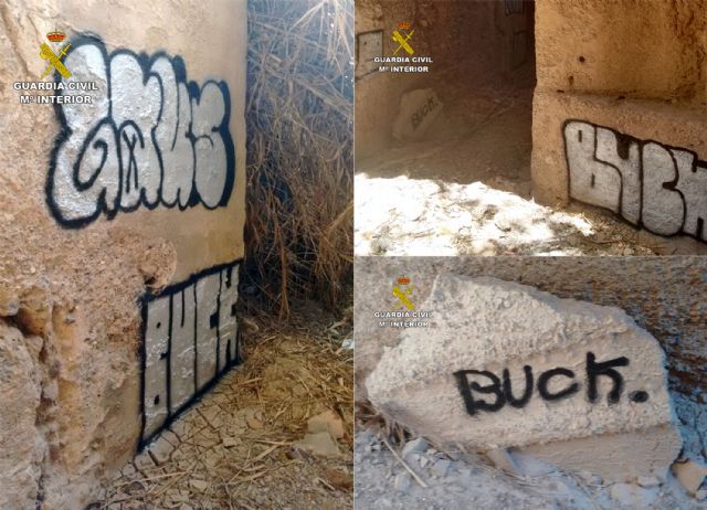 La Guardia Civil esclarece un delito de daños en el Acueducto de las Zorreras de Alcantarilla - 3, Foto 3