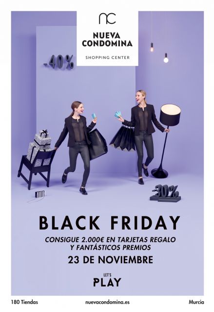 Nueva Condomina reparte premios y 2.000 euros en tarjetas regalo por el Black Friday - 1, Foto 1