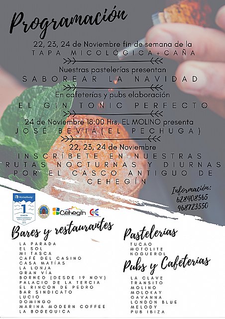 Cehegín sigue con el Tardeo este próximo fin de semana - 1, Foto 1