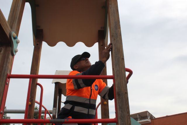Comienzan las obras de reparación y mejora del parque infantil de La Estación en Puerto Lumbreras - 5, Foto 5