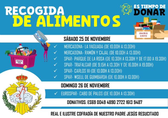El Resucitado organiza una recogida de alimentos - 1, Foto 1