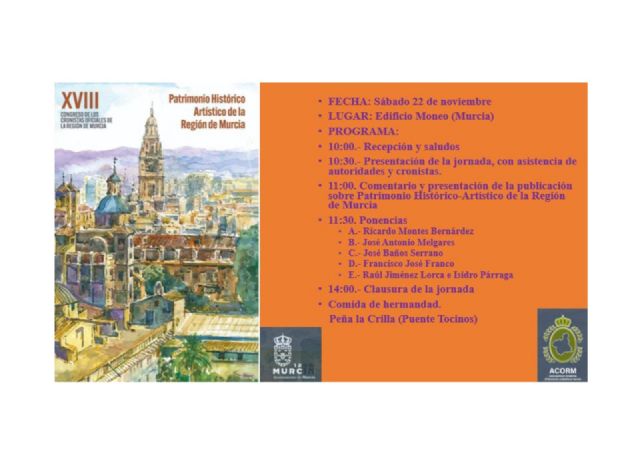 Murcia celebra una edición de Jornadas de Patrimonio Histórico-Artístico, enmarcadas en el proyecto 'Murcia 1200' - 1, Foto 1