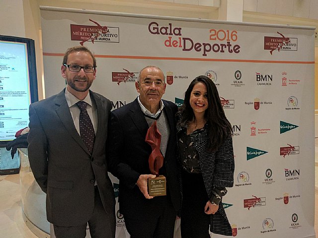 Pablo Costa premiado en la Gala del Deporte de la Región de Murcia