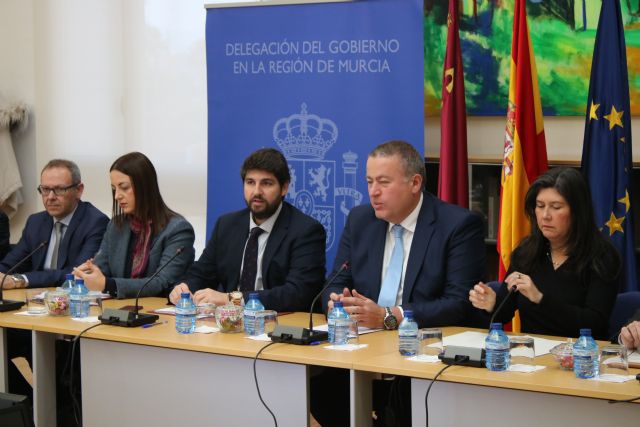 Fernando López Miras participa en la comisión territorial de asistencia al delegado del Gobierno - 1, Foto 1