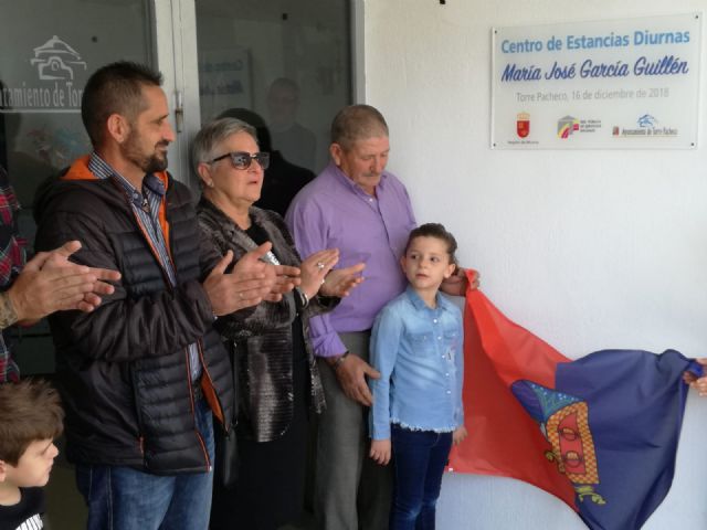 El Centro de Estancias Diurnas de Torre Pacheco recibe el nombre de María José Guillén en un emotivo acto celebrado el pasado domingo. - 2, Foto 2