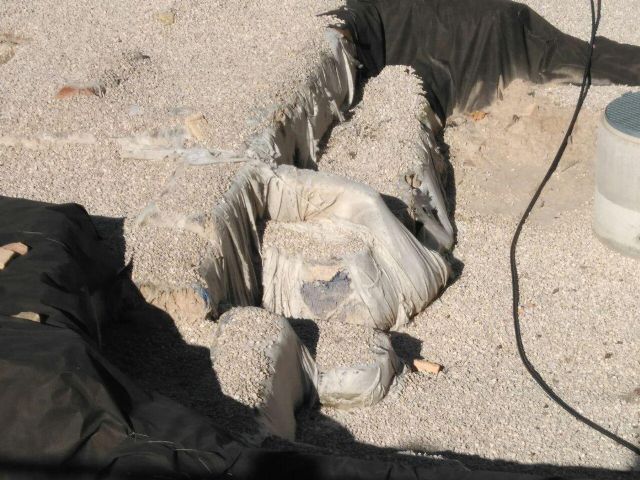 Huermur solicita a Cultura y al Ayuntamiento reparaciones urgentes del geotextil de San Esteban - 2, Foto 2