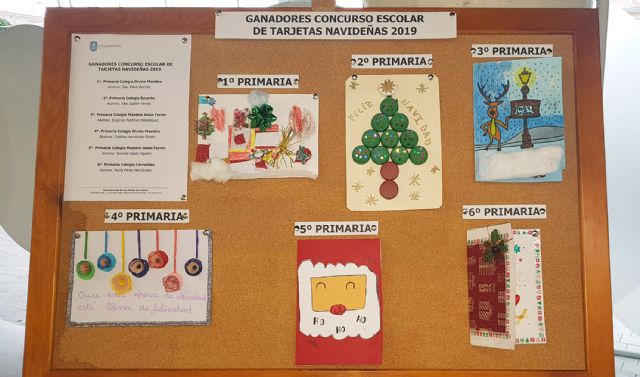 El concurso escolar de postales navideñas expone sus trabajos en el Ayuntamiento - 2, Foto 2