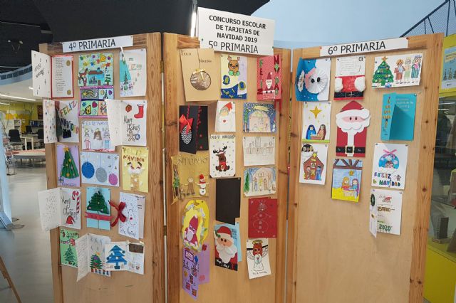 El concurso escolar de postales navideñas expone sus trabajos en el Ayuntamiento - 3, Foto 3