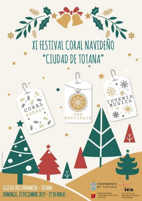 Mañana tendrá lugar el XI Festival Coral Navideño Ciudad de Totana, Foto 1