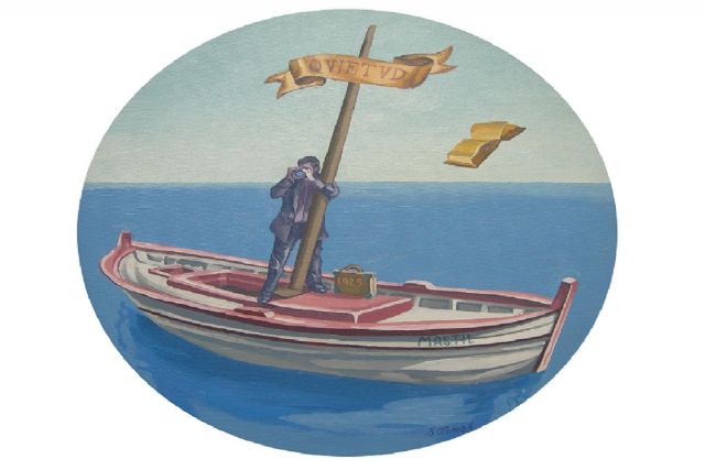 El Palacio Molina acoge la exposición Mástil, el primer poemario de Antonio Oliver - 1, Foto 1