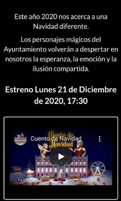 Un Cuento de Navidad 100% murciano se estrena esta tarde - 1, Foto 1