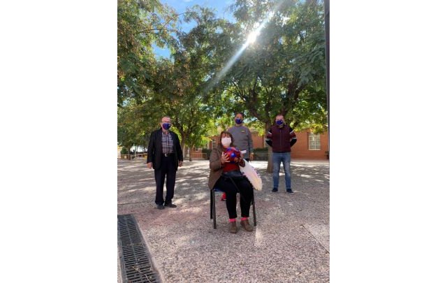 La Peña Barcelonista de Totana visita en Centro de Personas con Discapacidad Intelectual José Moya Trilla, Foto 6