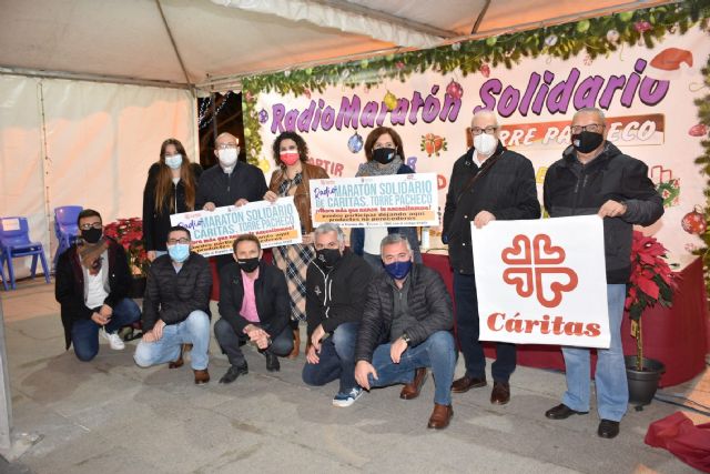 Los vecinos de Torre Pacheco donan más de 15.000 kilos de alimentos y 1.800 euros en el Radio Maratón Solidario a beneficio de Cáritas - 5, Foto 5