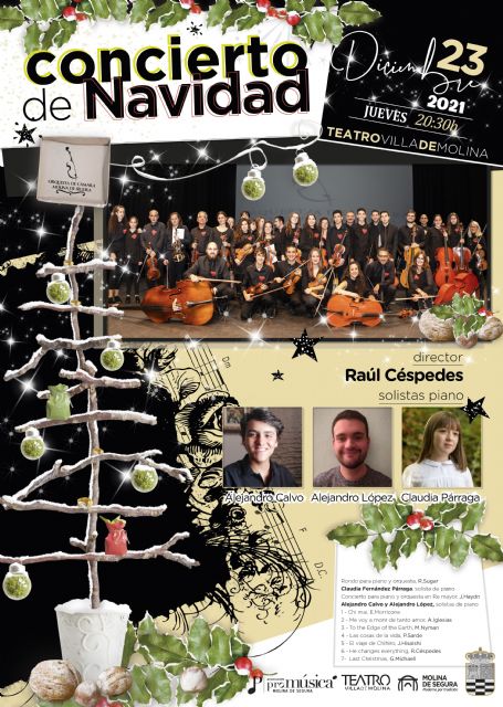 La Orquesta de Cámara de Molina de Segura ofrece un concierto de Navidad el jueves 23 de diciembre en el Teatro Villa de Molina - 1, Foto 1
