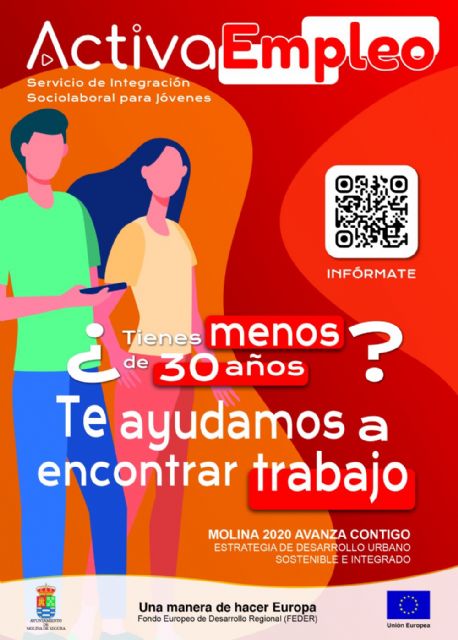 La Concejalía de Juventud de Molina de Segura pone en marcha la nueva web del Servicio de Integración Sociolaboral para Jóvenes ACTIVAEMPLEO - 1, Foto 1