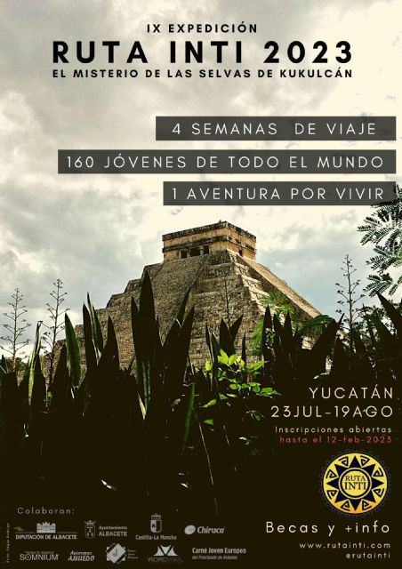 La Expedición Ruta Inti 2023: El misterio de las selvas de Kukulcán recorrerá la península de Yucatán entre el 23 de julio y el 19 de agosto - 1, Foto 1