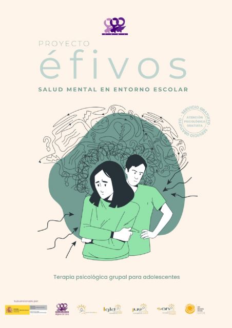 El Ayuntamiento de Lorca y la FOML ponen en marcha el proyecto 'ÉFIVOS', a través del cual se ofertará atención psicológica gratuita en los centros educativos del municipio - 2, Foto 2