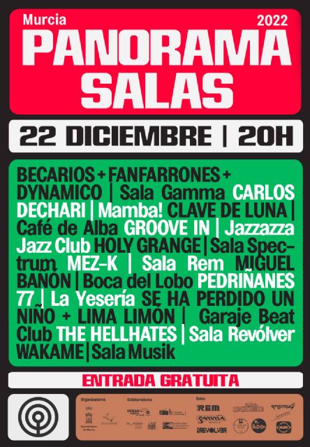 Más de 4.000 personas podrán disfrutar este jueves de los 11 conciertos gratuitos en las salas musicales de Murcia - 1, Foto 1
