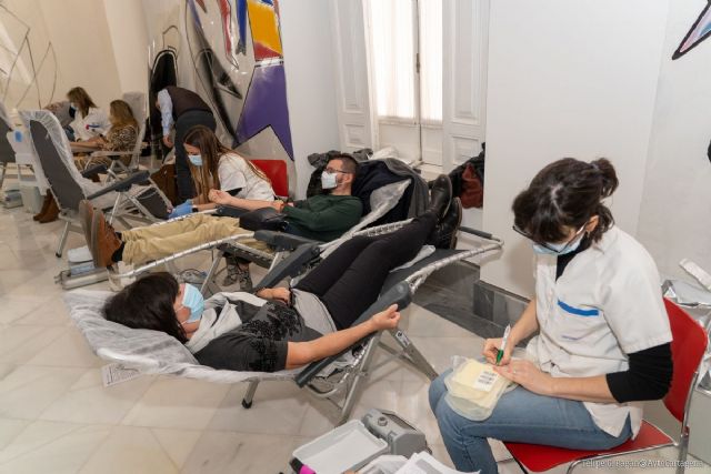 Más de 100 personas ya han donado en el maratón de donación de sangre de Cartagena - 1, Foto 1