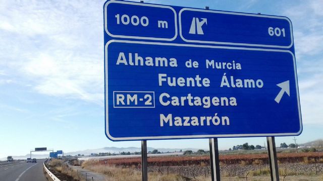 La Autovía del Mediterráneo ya muestra en su enlace 601 el destino “Mazarrón” - 2, Foto 2
