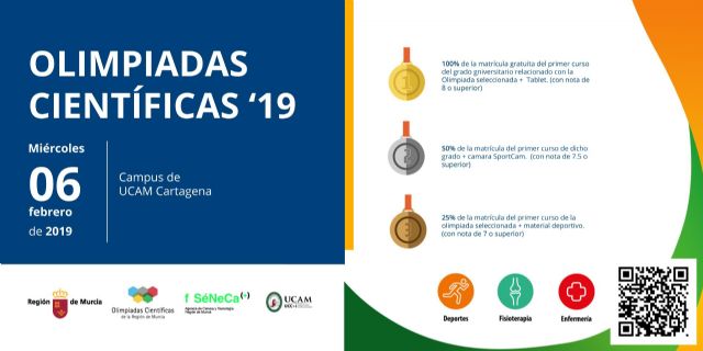 La UCAM organiza con la Fundación Séneca sus segundas Olimpiadas Científicas en el Campus de Los Dolores para alumnos de Bachiller y FP Superior - 1, Foto 1