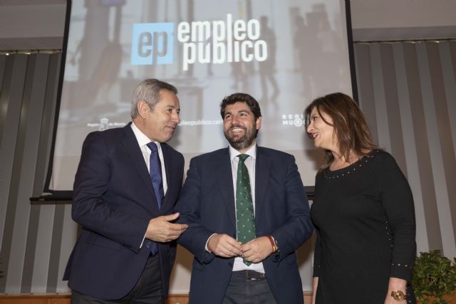 López Miras: El nuevo portal web recoge toda la oferta de empleo público de la Comunidad, la mayor de la historia con 8.194 plazas - 1, Foto 1