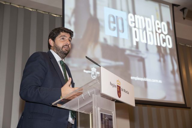 López Miras: El nuevo portal web recoge toda la oferta de empleo público de la Comunidad, la mayor de la historia con 8.194 plazas - 3, Foto 3