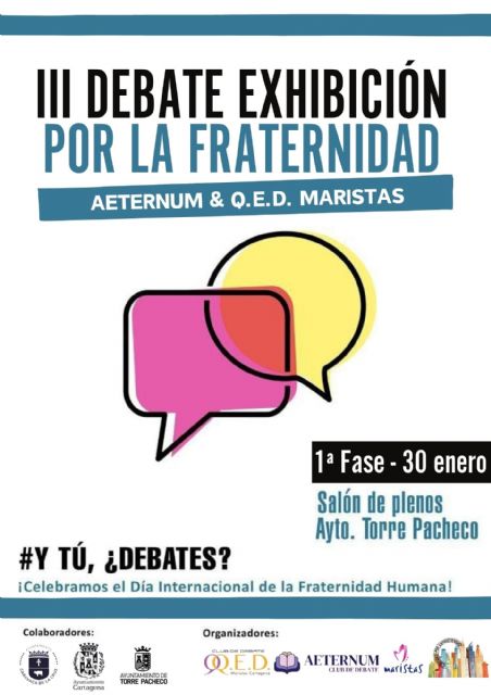 Torre Pacheco volverá a ser sede de un debate de exhibición de la Fraternidad - 1, Foto 1