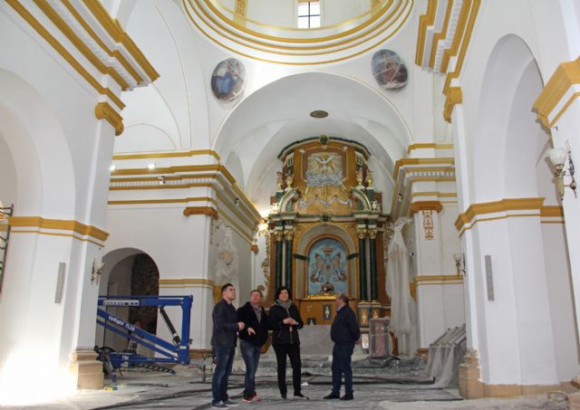 En marcha las obras de mejora en la Iglesia Parroquial Nuestra Señora del Rosario de Puerto Lumbreras - 1, Foto 1