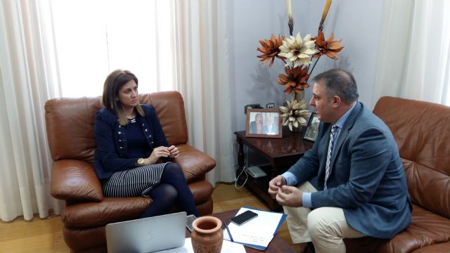 El director general de Simplificación de la Actividad Empresarial y Economía Digital, se reune con la alcaldesa de Archena - 1, Foto 1