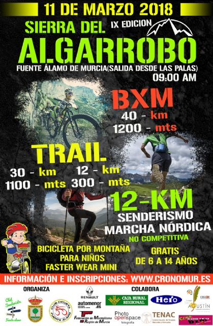 La IX edición de la prueba deportiva ´Sierra del Algarrobo´ da el pistoletazo de salida cargada de novedades - 1, Foto 1