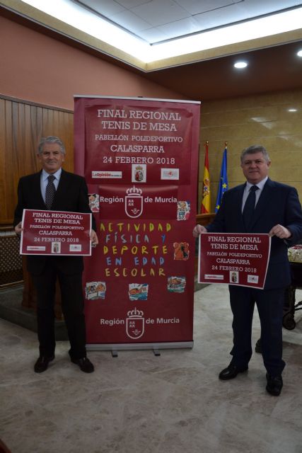 Presentada la Final Regional de Tenis de Mesa de Deporte en Edad Escolar - 1, Foto 1