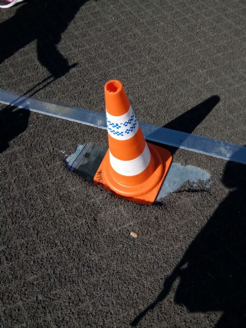 La Asociación de Vecinos de Vistabella denuncia la falta de seguridad en la pasarela de Calatrava - 1, Foto 1