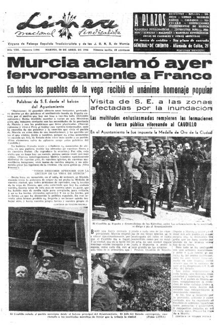 Ahora Murcia: El ayuntamiento de Murcia retirará la Medalla de Oro de la Ciudad a Franco pese a la abstención del PP - 3, Foto 3