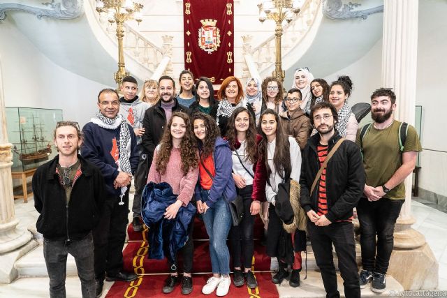 Un grupo de jóvenes palestinos visitan Cartagena - 1, Foto 1