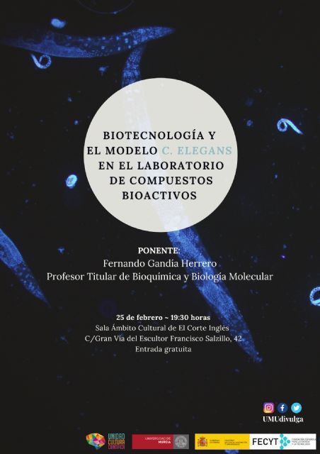 Conferencia de la Universidad de Murcia: producción de compuestos bioactivos utilizando la biotecnología - 1, Foto 1