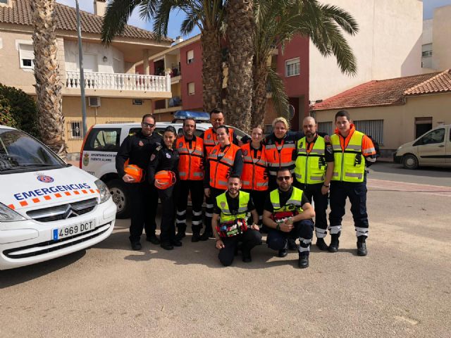 Protección Civil Torre Pacheco interviene en el simulacro de accidente en el aeropuerto de Corvera - 4, Foto 4