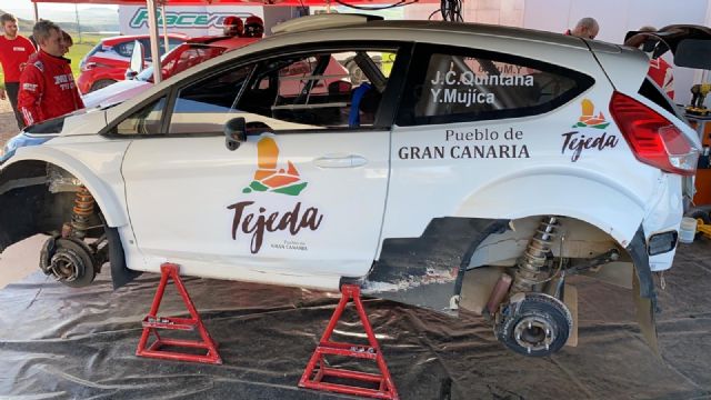 Juan Carlos Quintana y Yeray Mujica preparan el nacional de tierra con el Ford Fiesta R 5 - 1, Foto 1