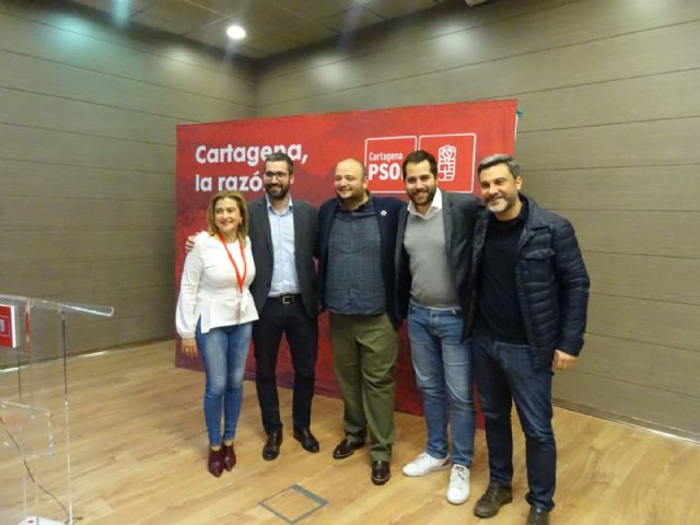La zal, la sanidad, el modelo turístico o las infraestructuras, ejes principales de la nueva ejecutiva municipal del psoe en cartagena - 1, Foto 1