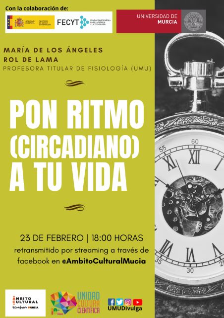 La UMU te invita a poner ritmo circadiano a tu vida con su nueva conferencia junto a El Corte Inglés - 1, Foto 1